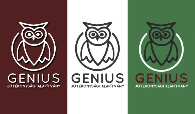 Genius jótékonysági alapítvány új logó 2022