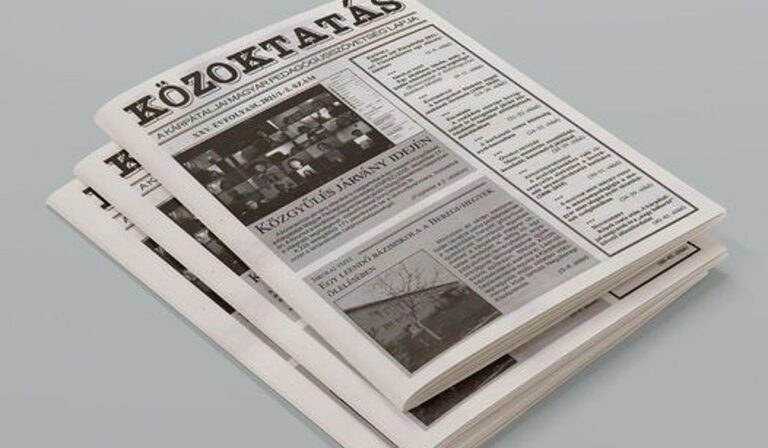 Felelős szerkesztőt keres a Közoktatás című pedagóguslap – pályázat