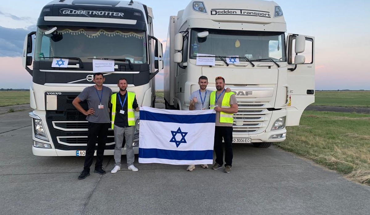Két kamionnyi humanitárius segély érkezett Izraeltől