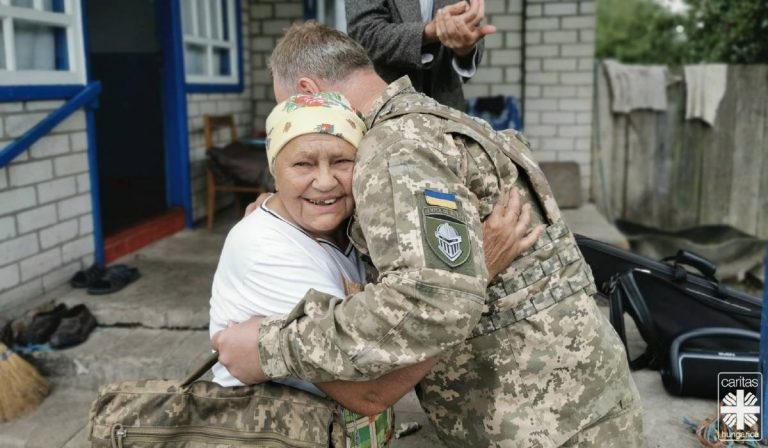 Megérkezett Csernyihivbe a Katolikus Karitász segélyszállítmánya