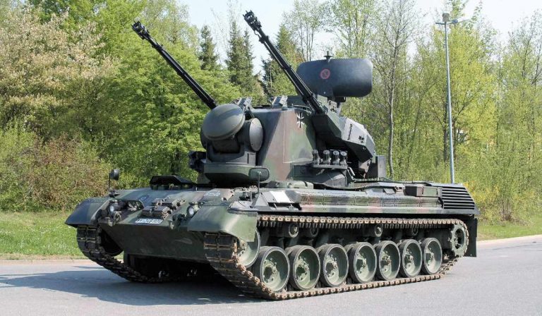Ukrajna Gepard önjáró légvédelmi gépágyút kapott Németországtól