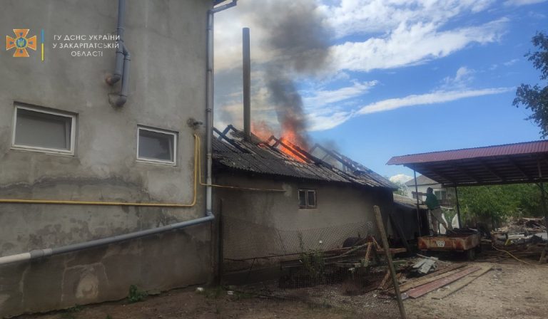 Tűz pusztított a Beregszászi járásban