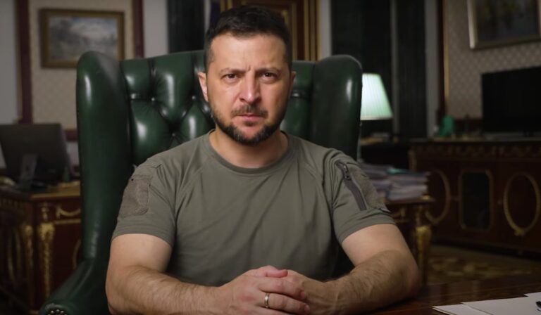 Zelenszkij zöld szék