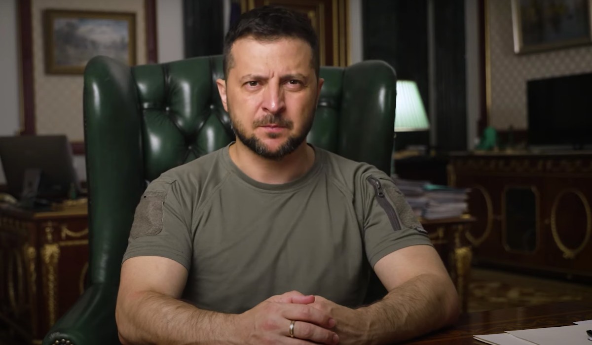 Zelenszkij zöld szék