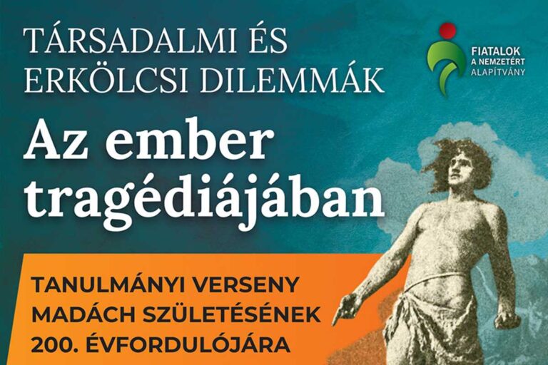 Felhívás – tanulmányi verseny Madách Imre születésének 200. évfordulója alkalmából