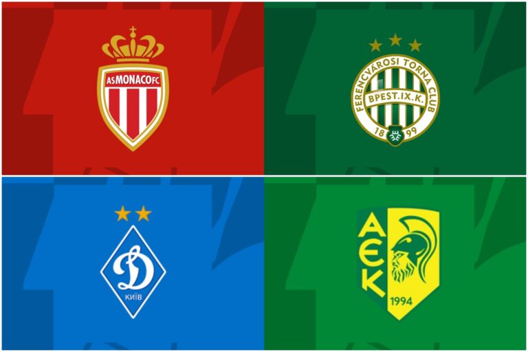 A Ferencváros a Monacóhoz látogat, a Dinamo Kijev pedig az AEK Larnaca csapatát fogadja