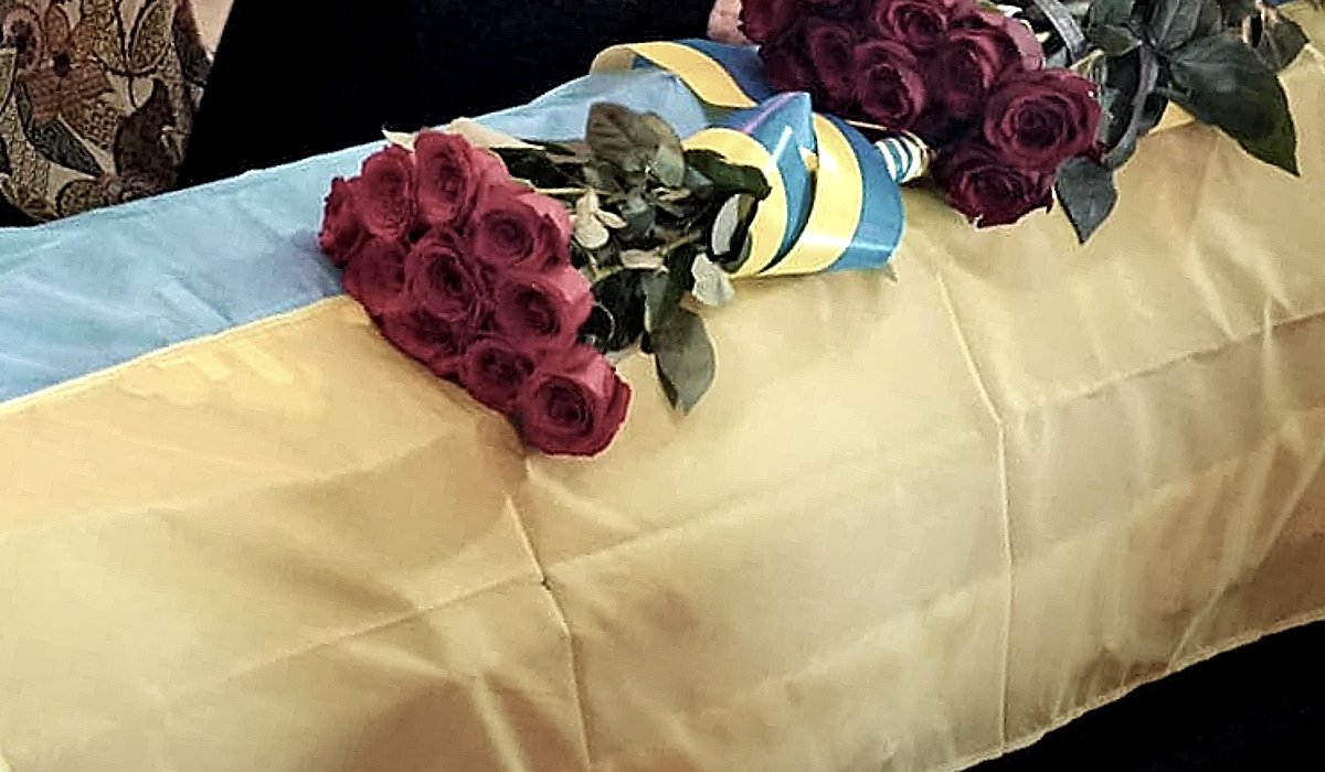 ukrán katona temetés