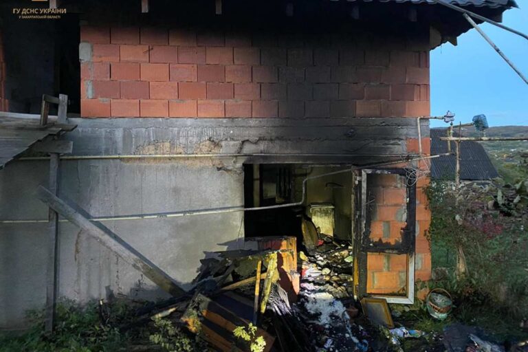 Gázrobbanás történt a Huszti járásban