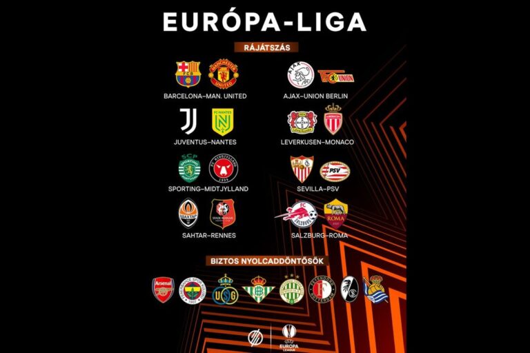 Barcelona–Manchester United álompárharc az Európa-liga rájátszásában