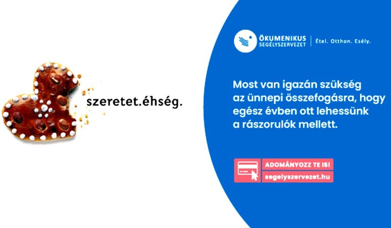 Korábban indult az Ökumenikus Segélyszervezet adventi gyűjtése