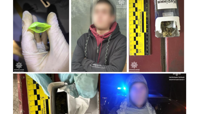 Kábítószert találtak két járókelőnél Kárpátalján