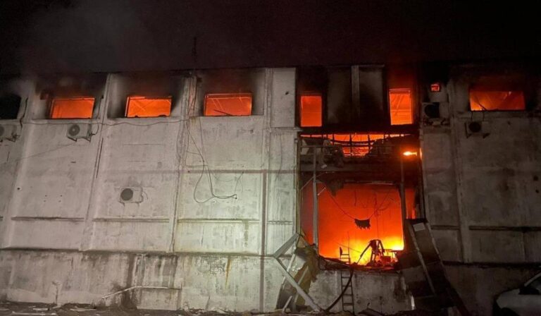 Dróntámadás érte Dnyiprót