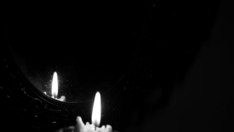 tükör gyertya áramszünet