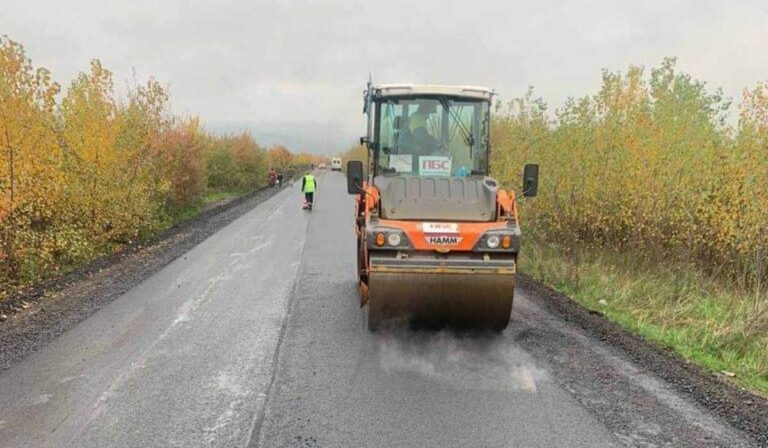 На Берегівщині відновили майже 4 км дороги місцевого значення