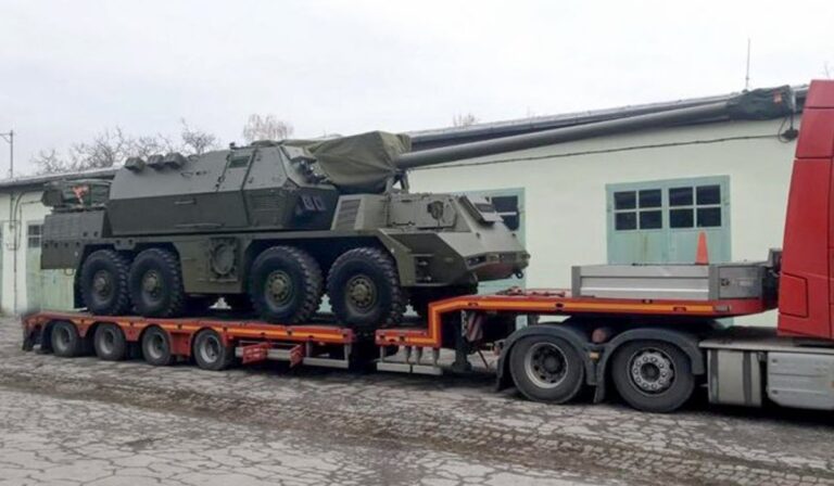 Újabb Zuzana 2 tarackot kapott Ukrajna Szlovákiától