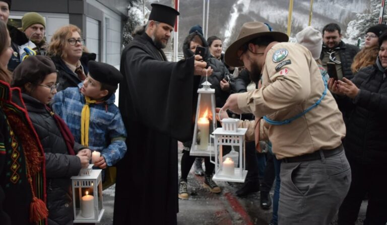 Nagybereznánál adták át a betlehemi lángot