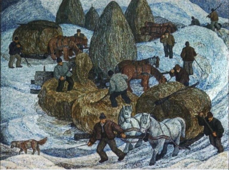 Kárpátalja anno: szánkó