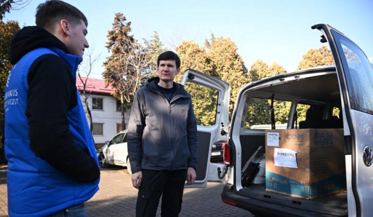 Áramfejlesztőket kapott Kárpátalja