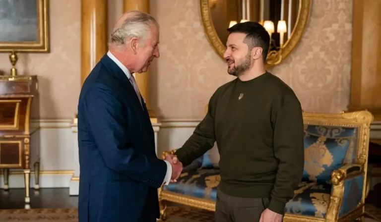 III. Károllyal találkozott Zelenszkij Londonban