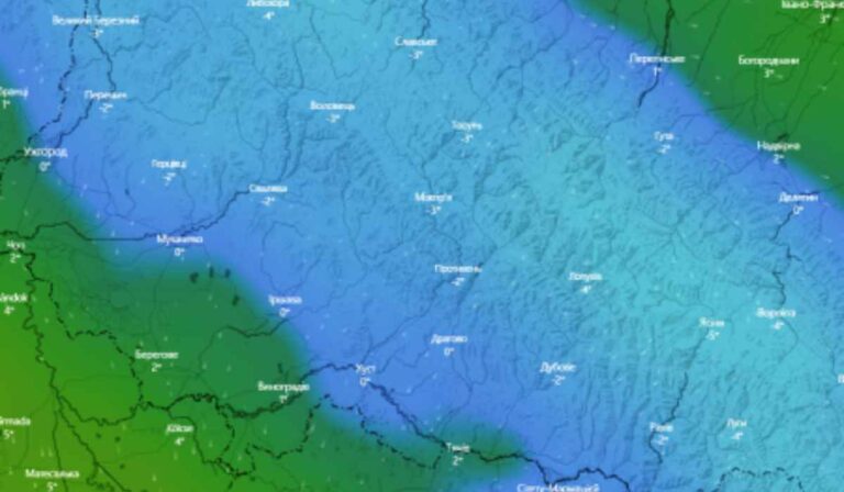 Mínusz 5 fokig csökken a hőmérséklet Kárpátalján