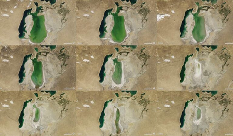 A világ nagy tavainak többsége elkezdett kiszáradni