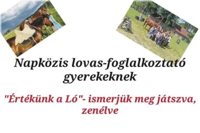 Lovas gyerekfoglalkozások indulnak Beregszászban