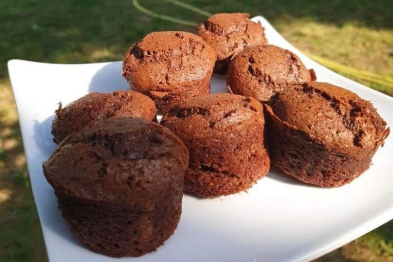 Cukormentes csokis-banános muffin