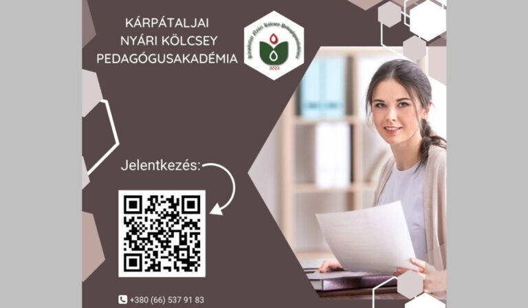 Felhívás Kárpátaljai Nyári Kölcsey Pedagógusakadémiára