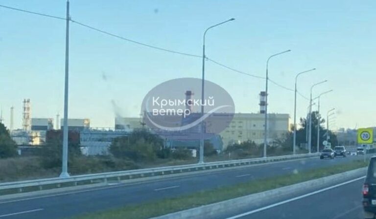 Robbanások a szevasztopoli hőerőmű közelében