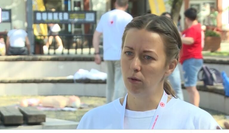 Elsősegélynyújtási akció Beregszászban