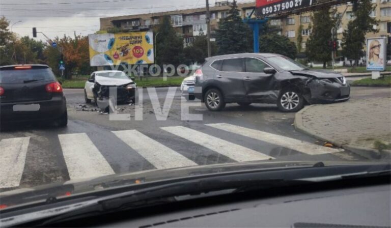 Két autó ütközött össze Ungváron egy kereszteződésben