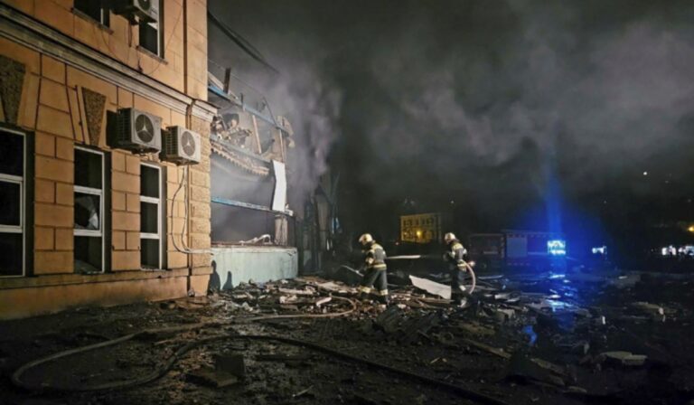 Orosz rakétacsapás ért egy kelet-ukrajnai várost