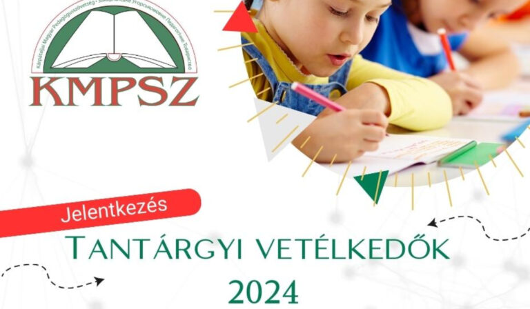 Újra lehet jelentkezni a KMPSZ tantárgyi vetélkedőire