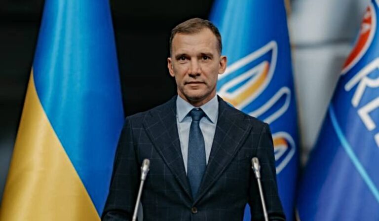Az Ukrán labdarúgó-szövetség új elnöke Andrij Sevcsenko