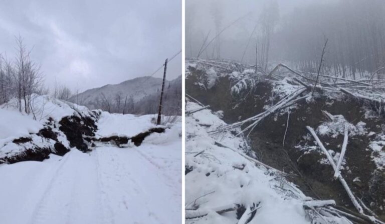 Földcsuszamlás történt Kárpátalján