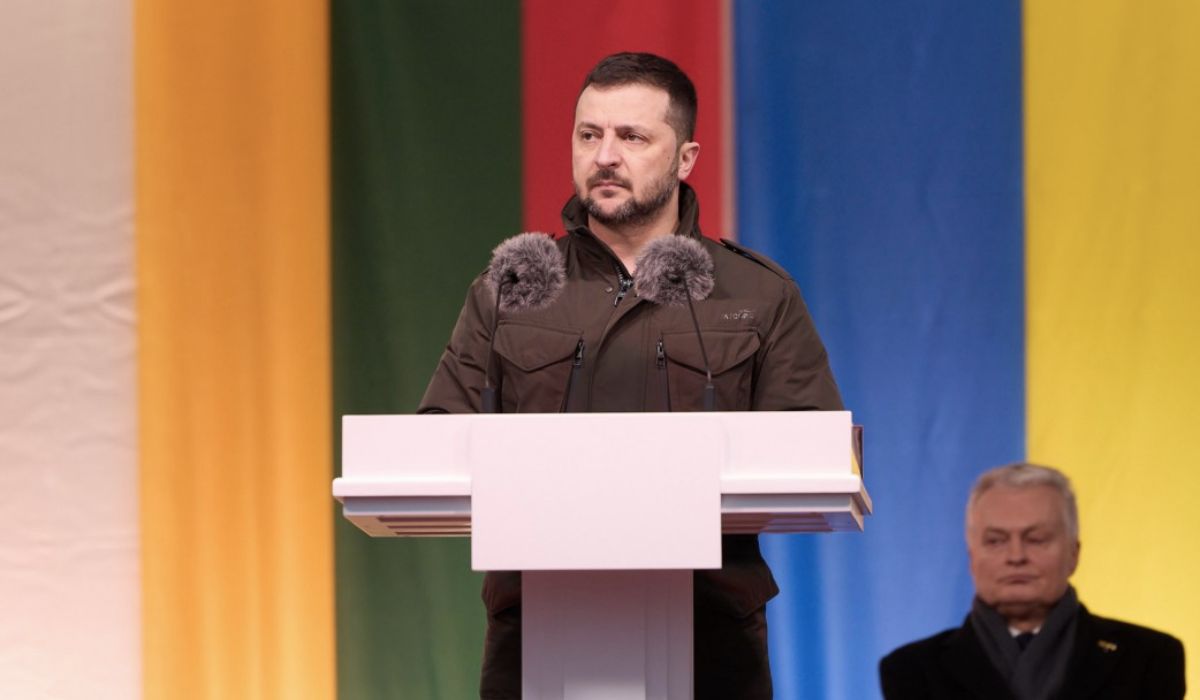 Zelenszkij Viliusban