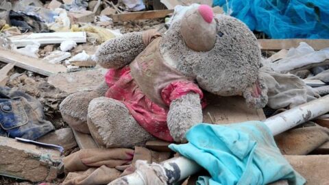 Zaporizzsja gyerek játék rakétatámadás után