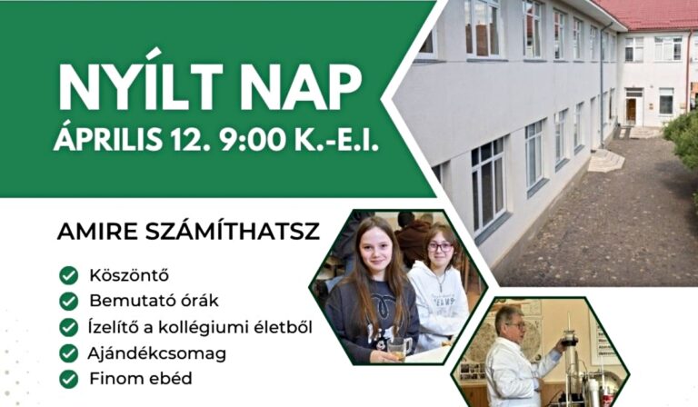 Nyílt napot tart a Munkácsi Szent István Líceum