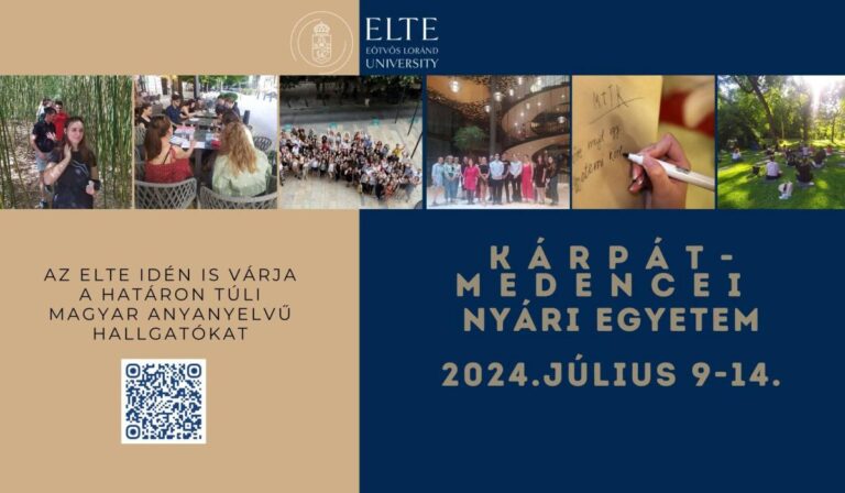Felhívás: Kárpát-medencei Nyári Egyetem