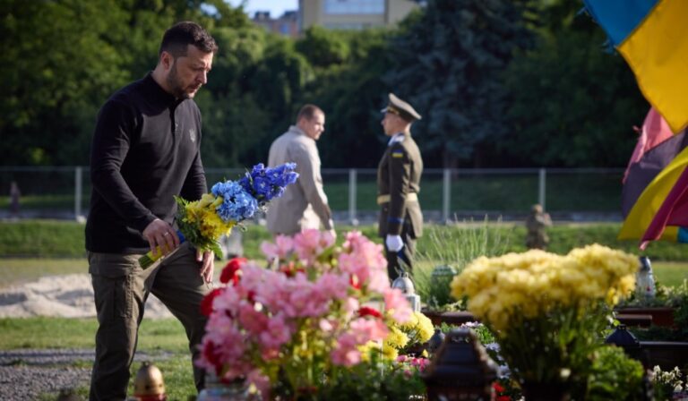 Lembergbe látogatott az ukrán elnök