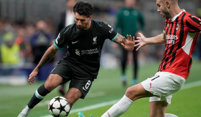 Szoboszlai gólt lőtt, a Liverpool rangadót nyert a Bajnokok Ligájában
