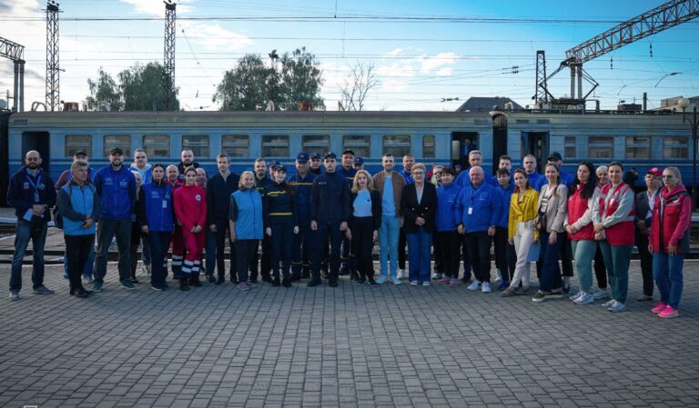 У Мукачево прибув евакуаційний потяг з Донеччини