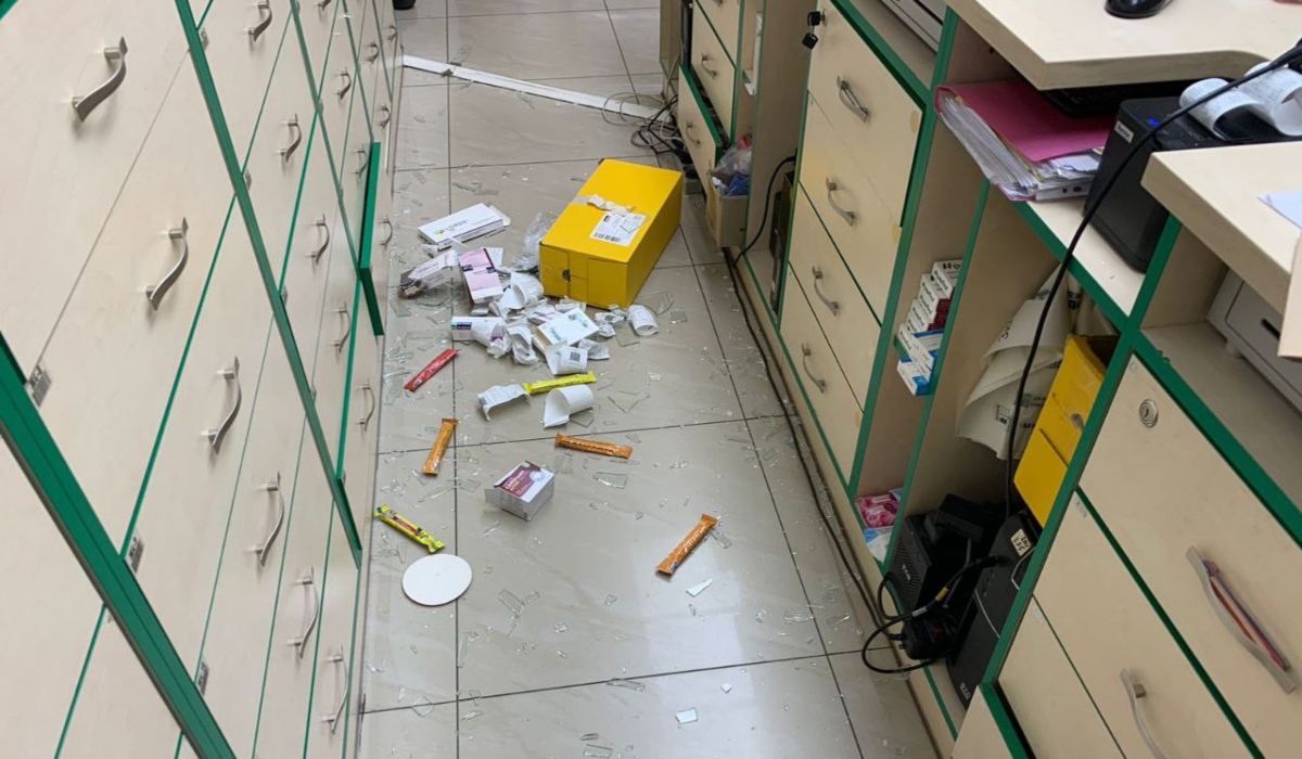 Egy 33 éves férfi randalírozott.