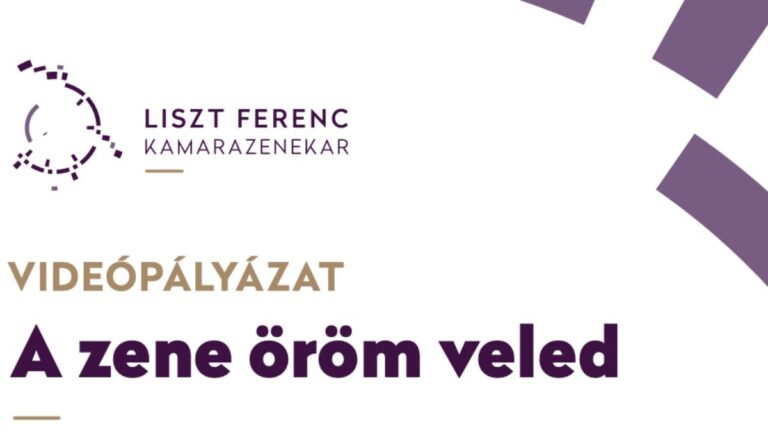 A zene öröm veled – videópályázat