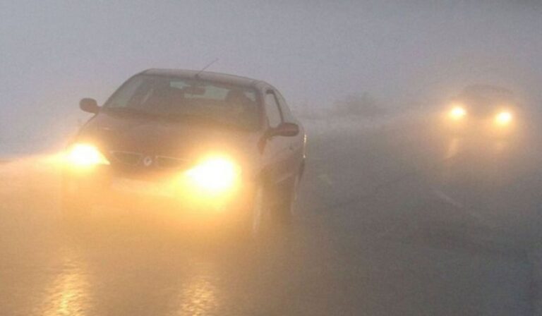 Sűrű köd miatt adtak ki figyelmeztetést