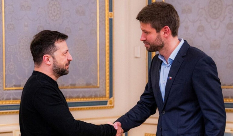 Zelenszkij fogadta a szlovák ellenzék vezetőjét Kijevben