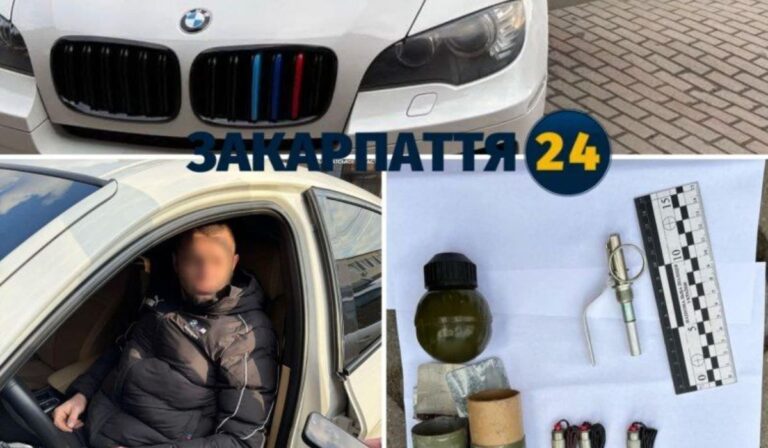 Gránátot találtak egy autóban Ungváron