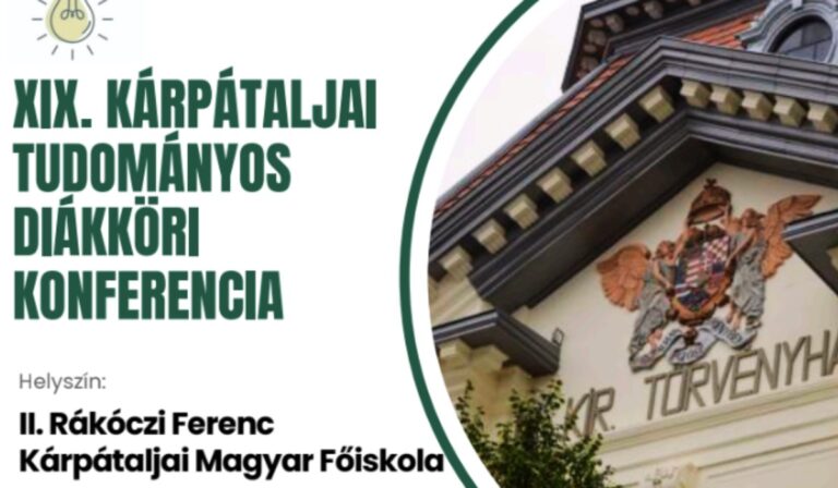 Felhívás – XIX. Kárpátaljai Tudományos Diákköri Konferencia