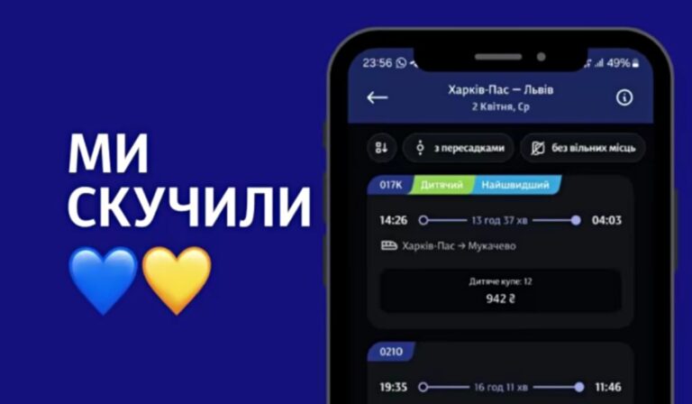 Újraindította az online jegyértékesítést az Ukrzaliznicja