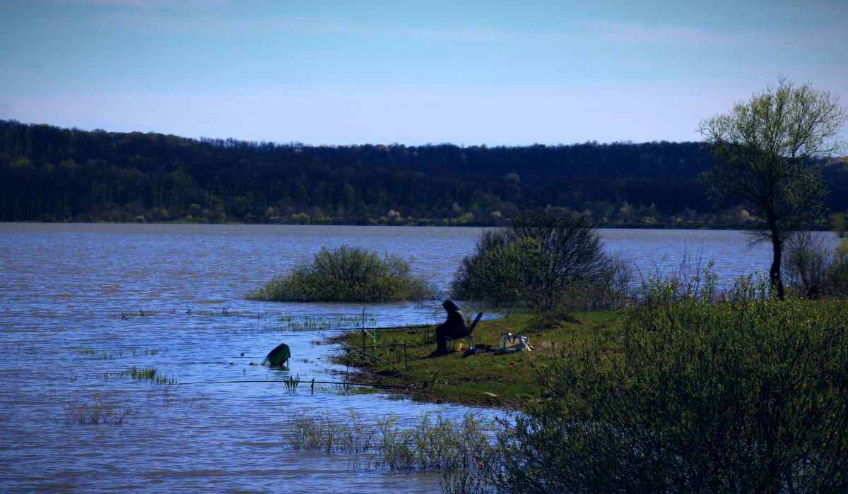horgász várakozás